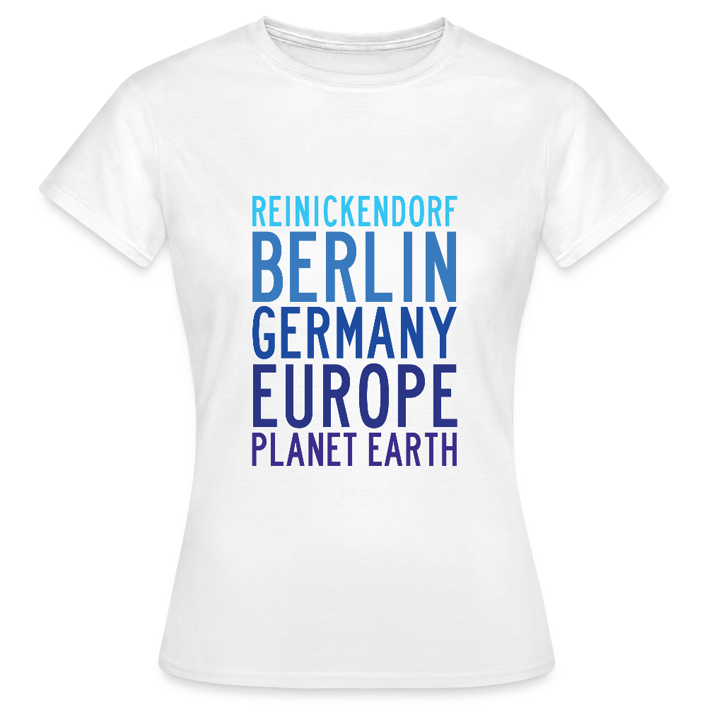 Reinickendorf Planet Earth - Frauen Premium T-Shirt - Weiß