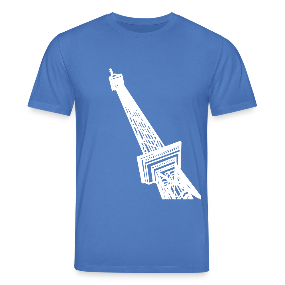 Der Funkturm - Unisex Bio T-Shirt - Achtsames Blau