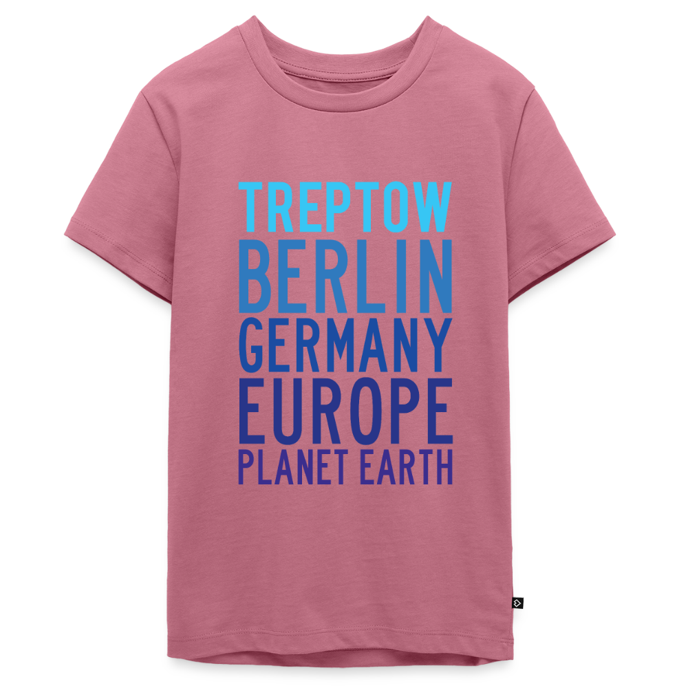 Treptow Planet Earth - Teenager Premium T-Shirt - Mauve