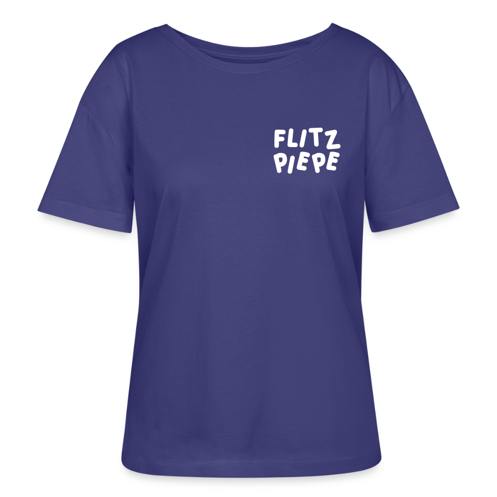 Flitzpiepe - Relaxed Rundhals Frauen Bio-T-Shirt - Dämmerung