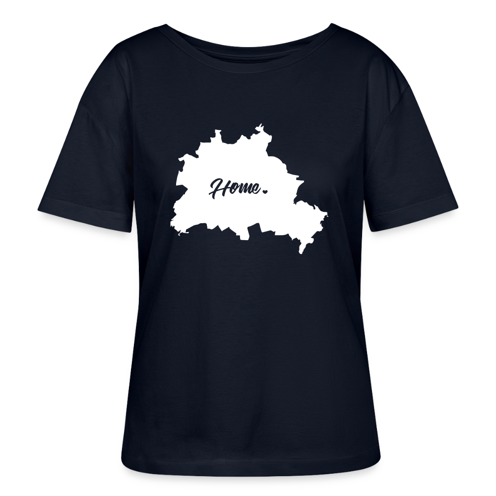 Heimat Berlin - Relaxed Rundhals Frauen Bio-T-Shirt - Navy