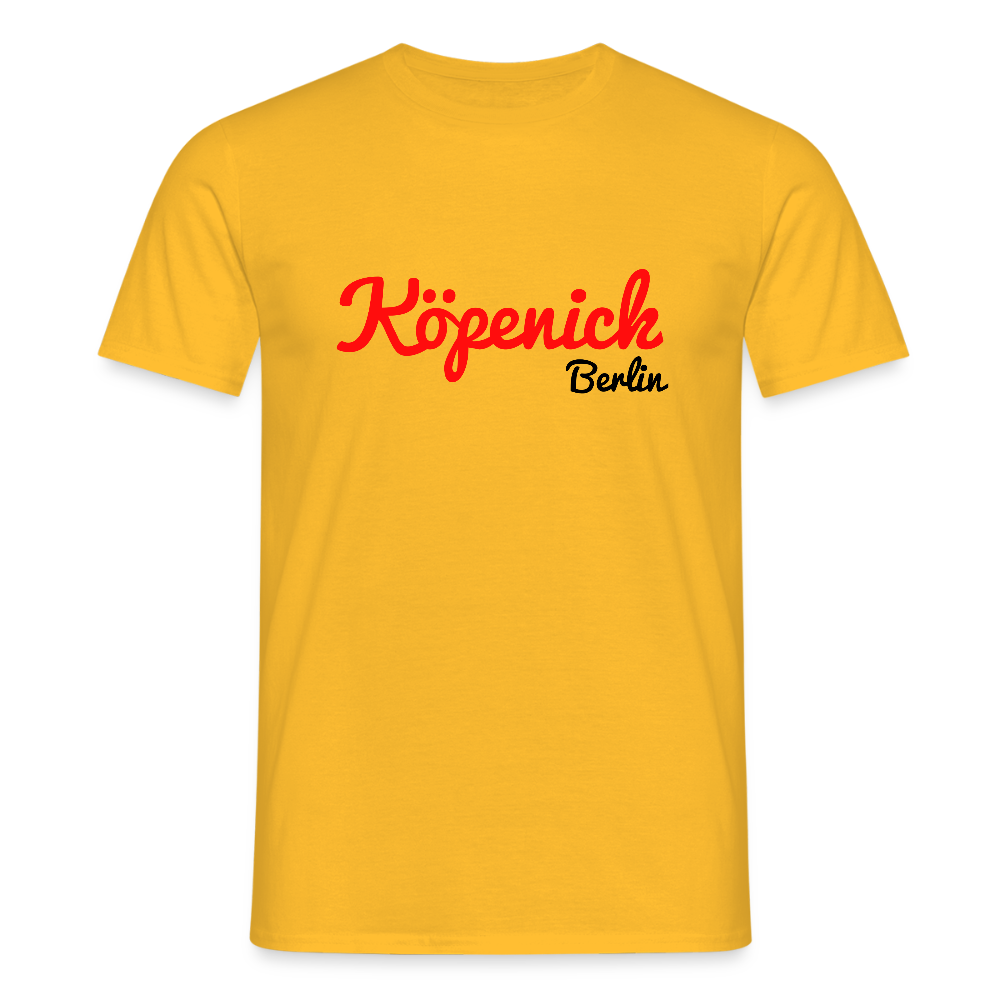 Köpenick - Männer Premium T-Shirt - Gelb