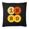 IsSo - Sofakissen mit Füllung (45 x 45 cm) - Schwarz