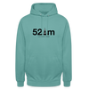 52 m Viktoria Park - Unisex Hoodie - Pastelltürkis