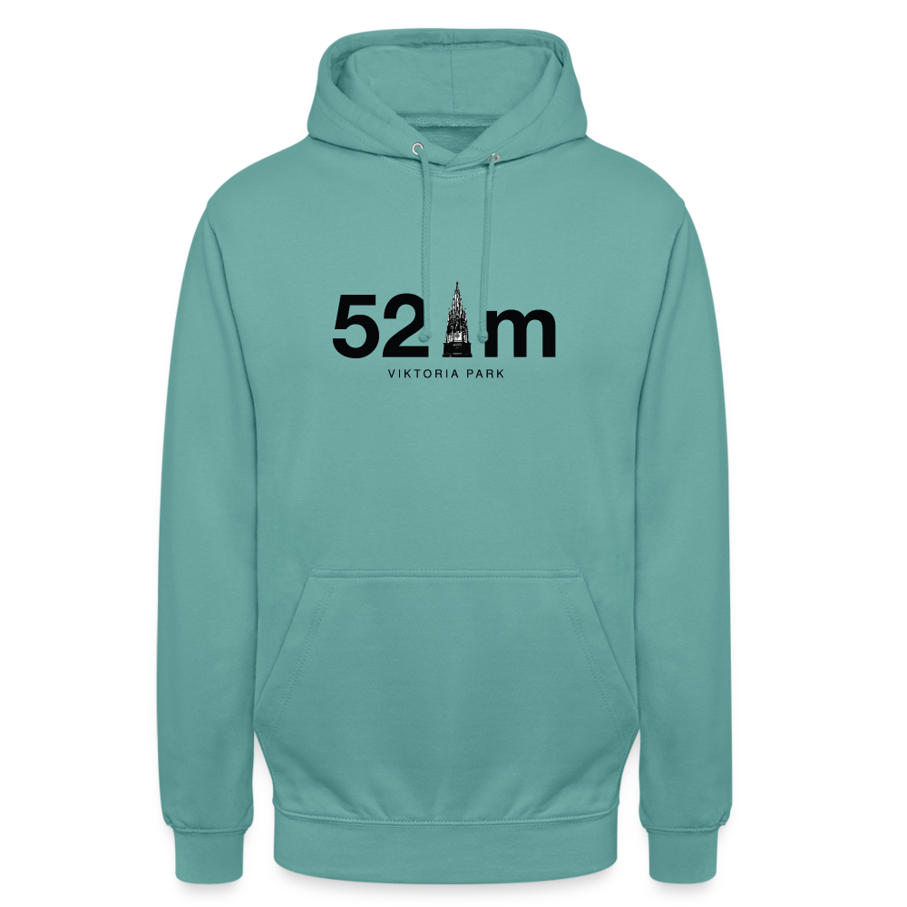 52 m Viktoria Park - Unisex Hoodie - Pastelltürkis