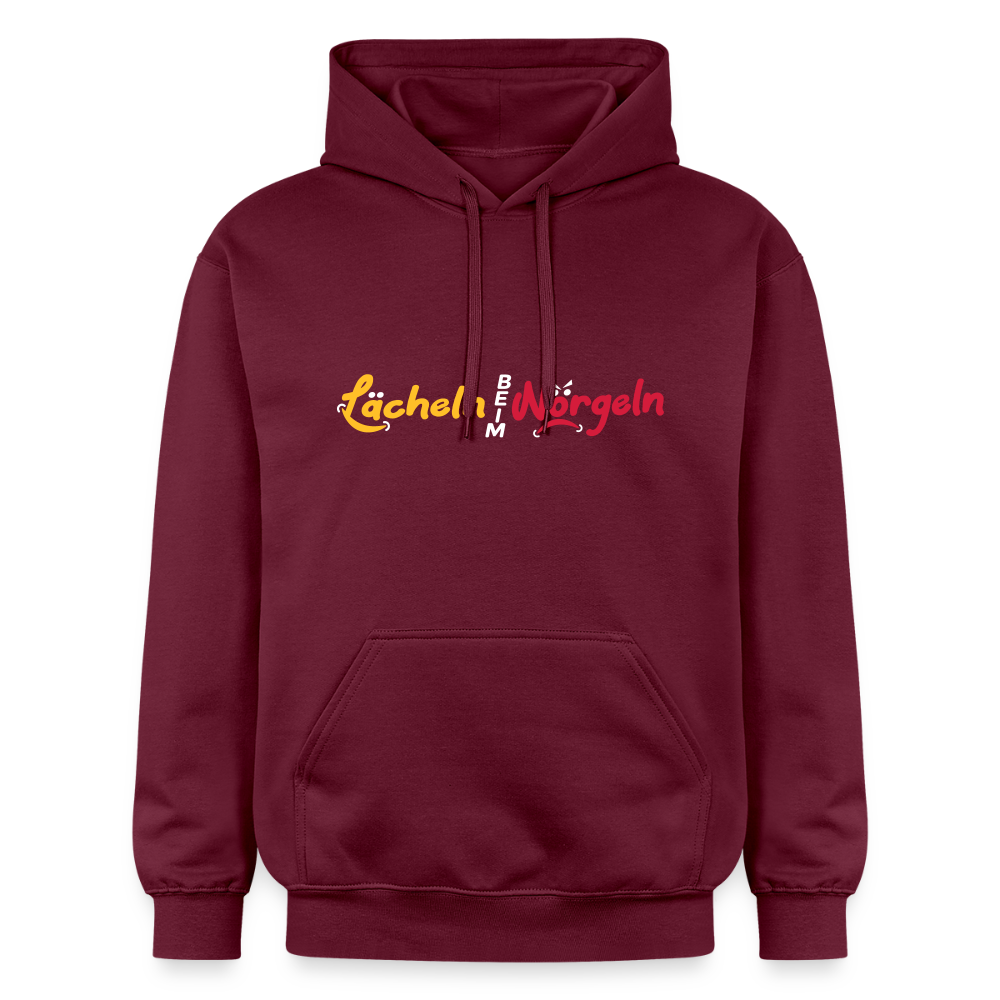 Lächeln beim Nörgeln - Hoodie - Maroon