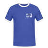 Flitz piepe - Männer Ringer T-Shirt - Blau/Weiß