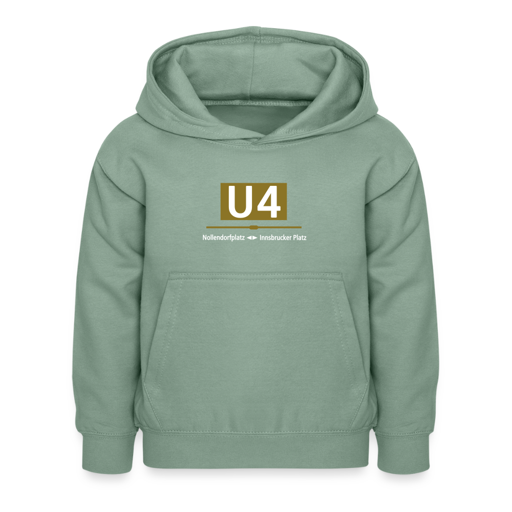U4 - Kinder Premium Hoodie - Graugrün