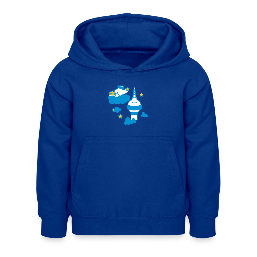 Berliner Bär bei Nacht - Kinder Hoodie - Royalblau