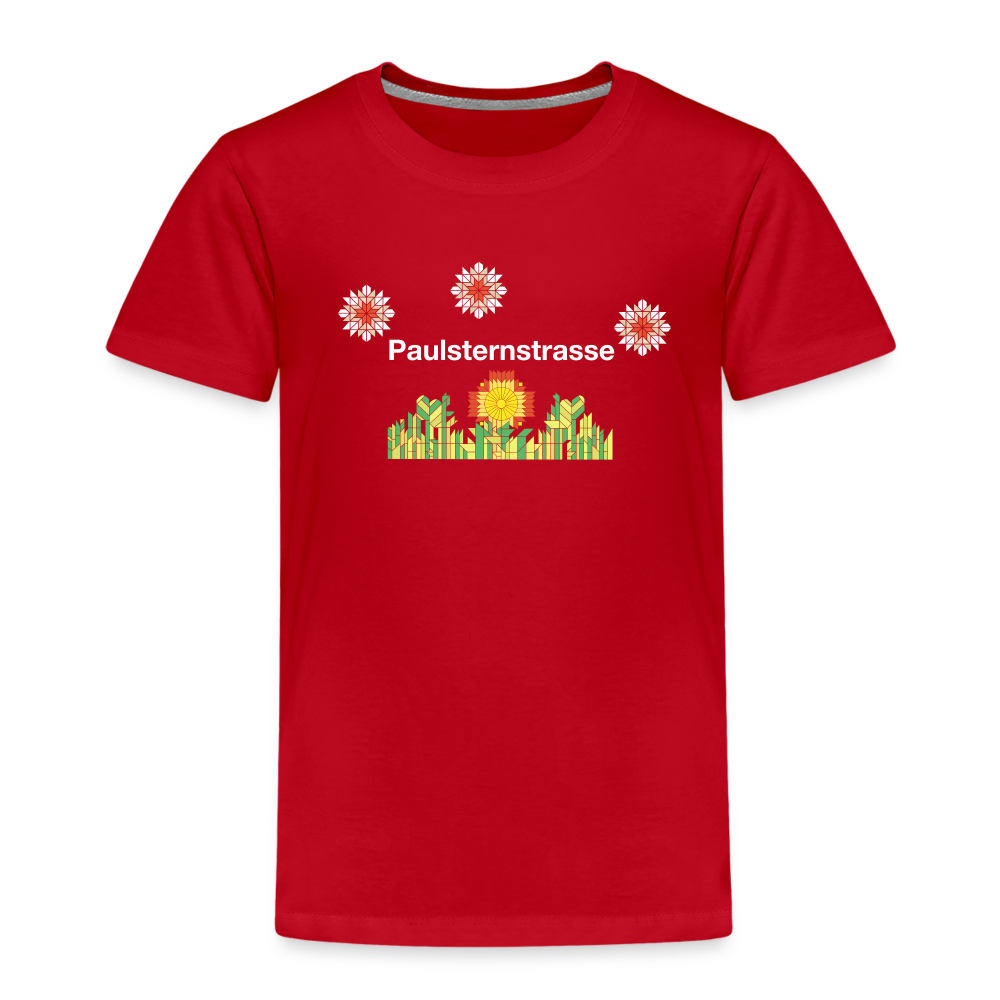 Paulsternstrasse - Kinder Premium T-Shirt - Rot
