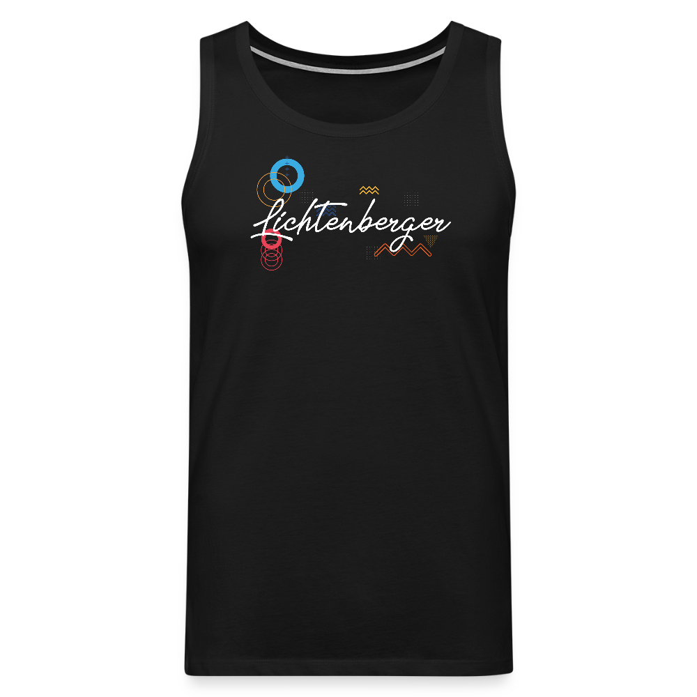 Lichtenberger - Männer Premium Tank Top - Schwarz