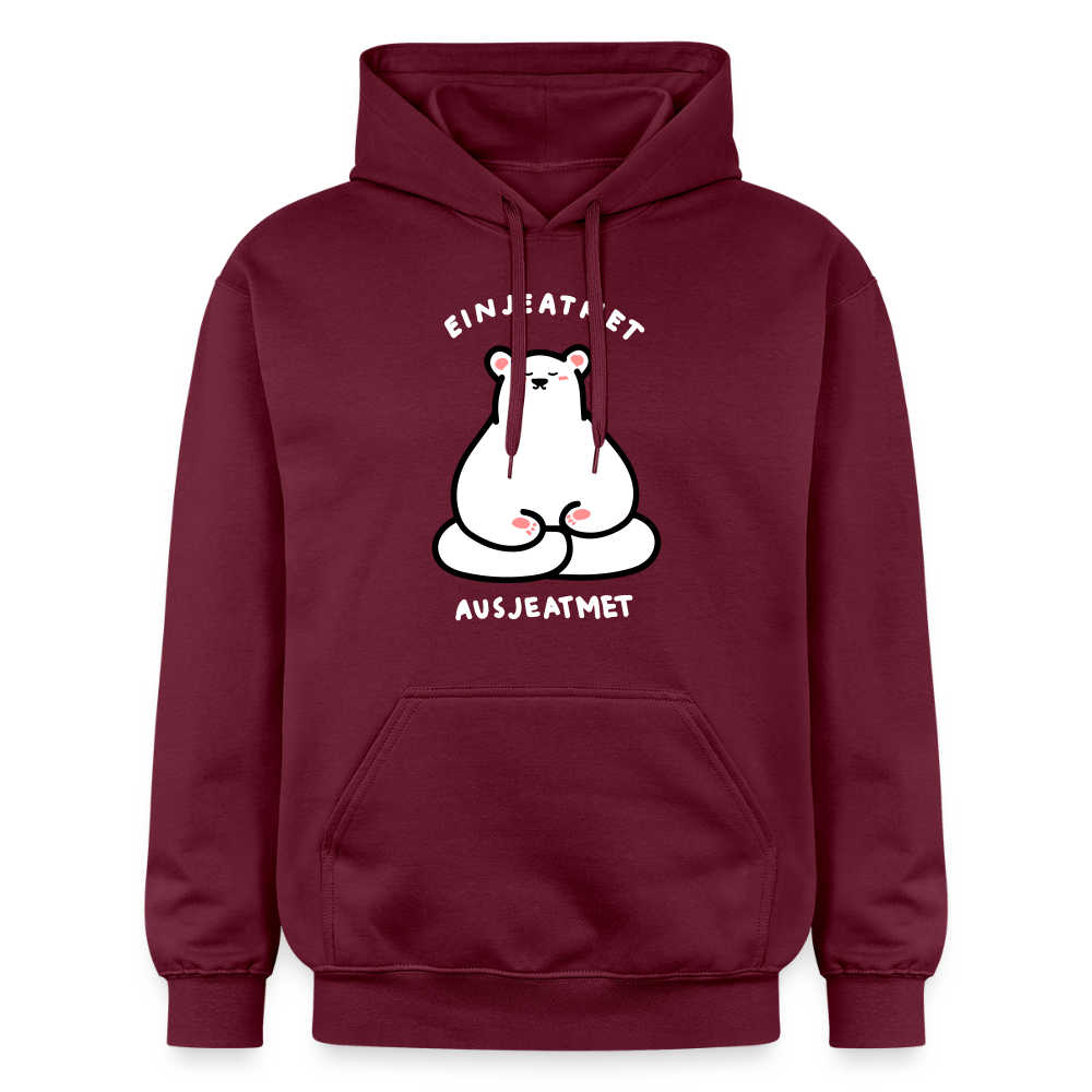 Einjeatmet - Hoodie - Maroon