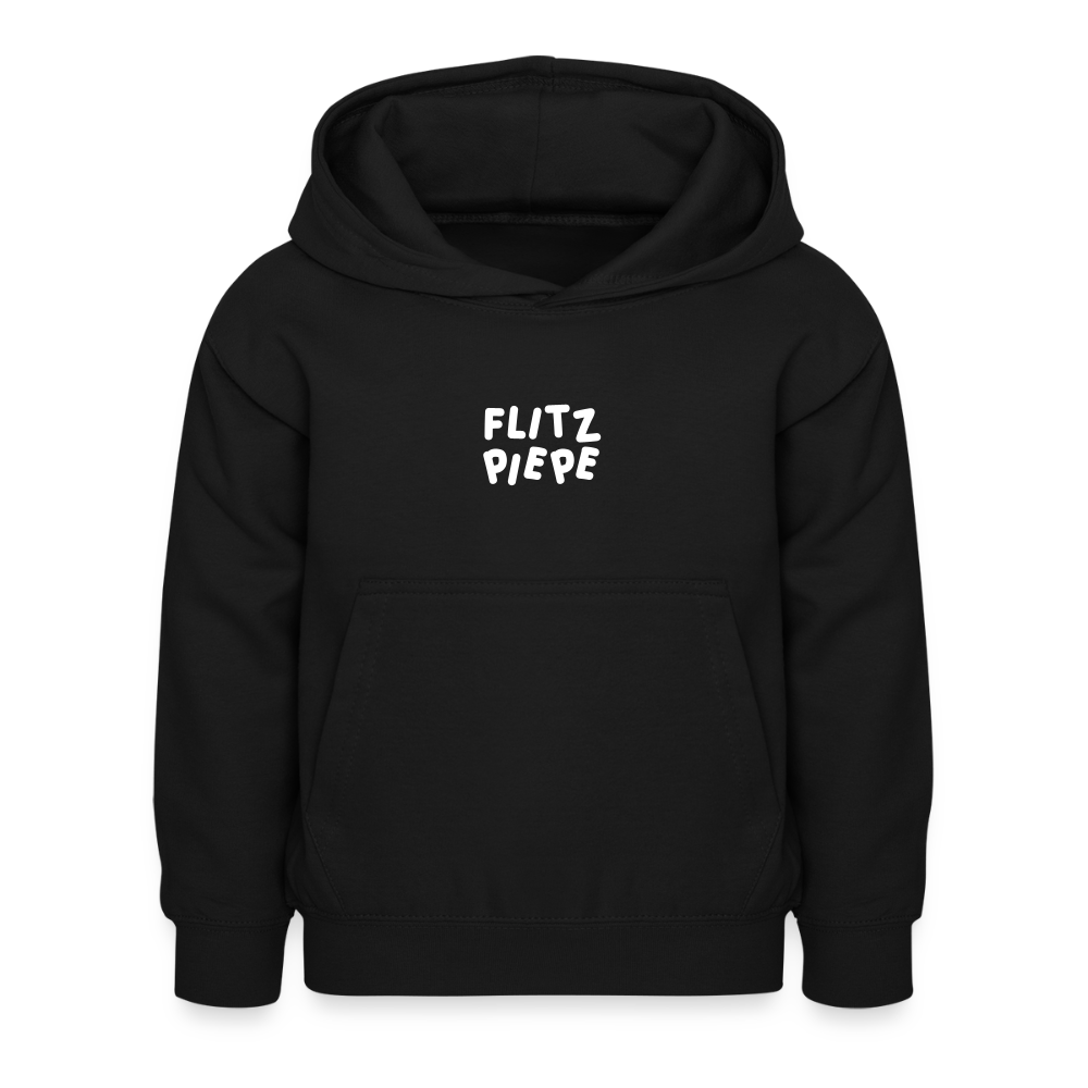 Flitz piepe - Kinder Hoodie - Schwarz