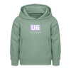 U6 - Kinder Premium Hoodie - Graugrün