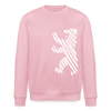 Berliner Bär im Netz - weiß - Unisex Bio Sweatshirt - Hellrosa
