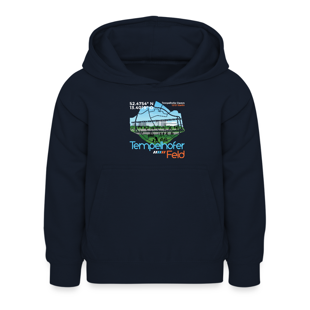 Tempelhofer Feld - Kinder Hoodie - Navy