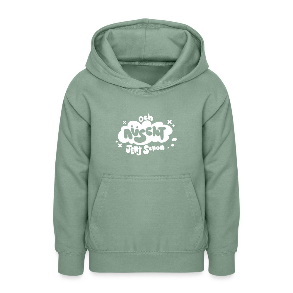 och nüscht jeht schon! - Teenager Hoodie - Graugrün