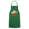 Sex, Drucks & Currywurst - Kochschürze - Grün