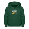 Motivation Wird Jeladen Warten - Kinder Hoodie - Flaschengrün