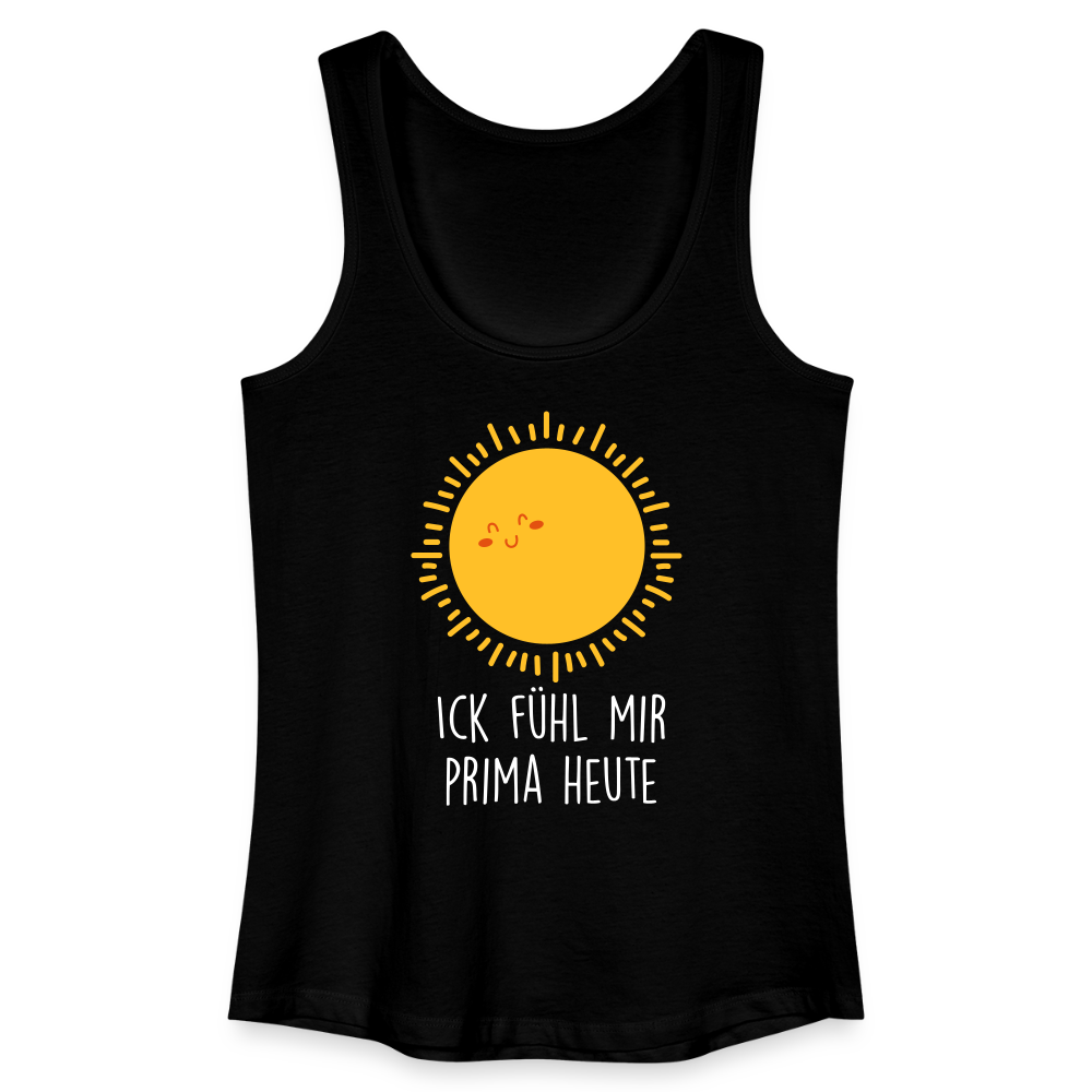 Ick fühl mir prima - Frauen Bio Tank Top - Schwarz