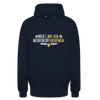 Bier einatmen, Negativität ausatmen. - Unisex Hoodie - Navy