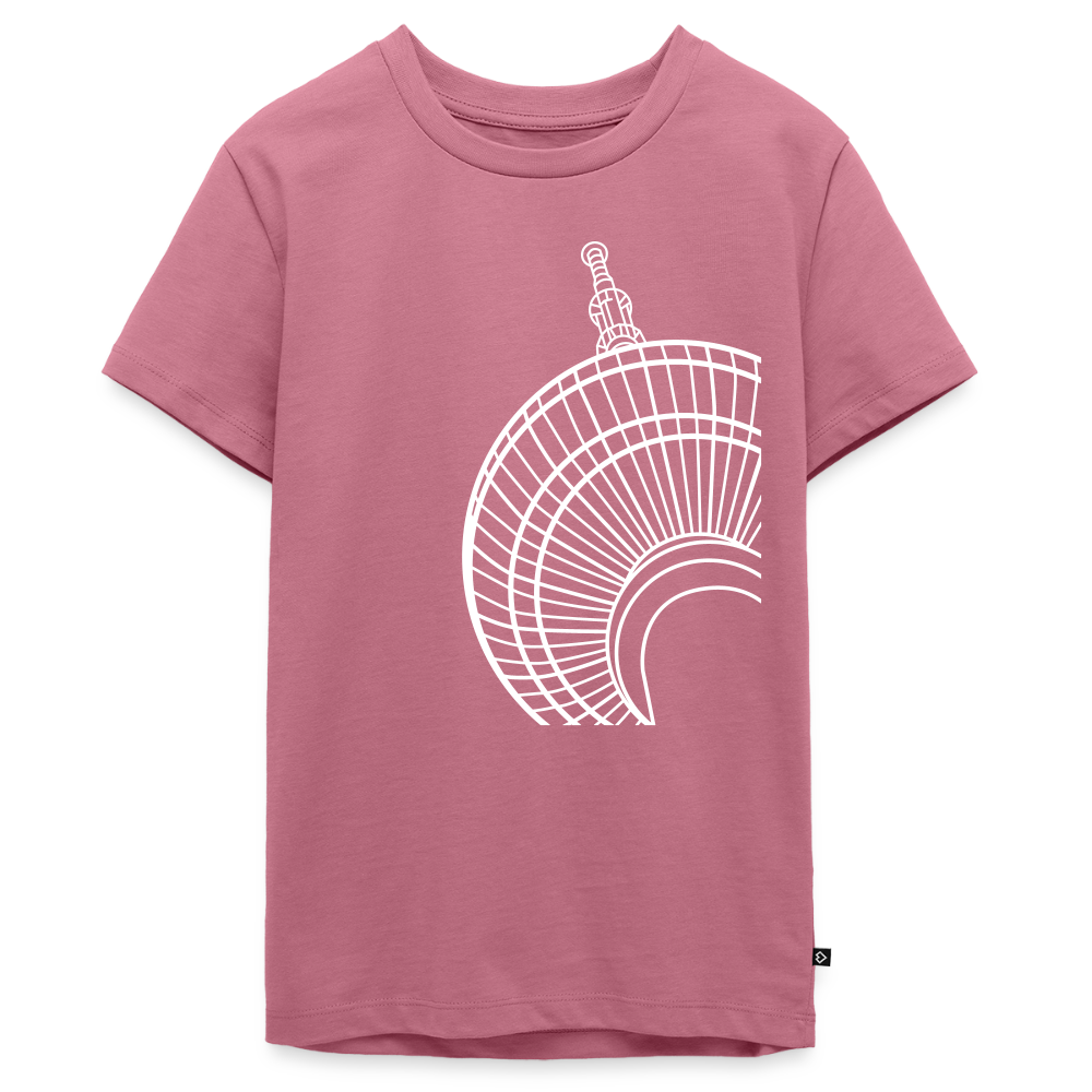 Der Turm von unten - weiß - Teenager Premium T-Shirt - Mauve