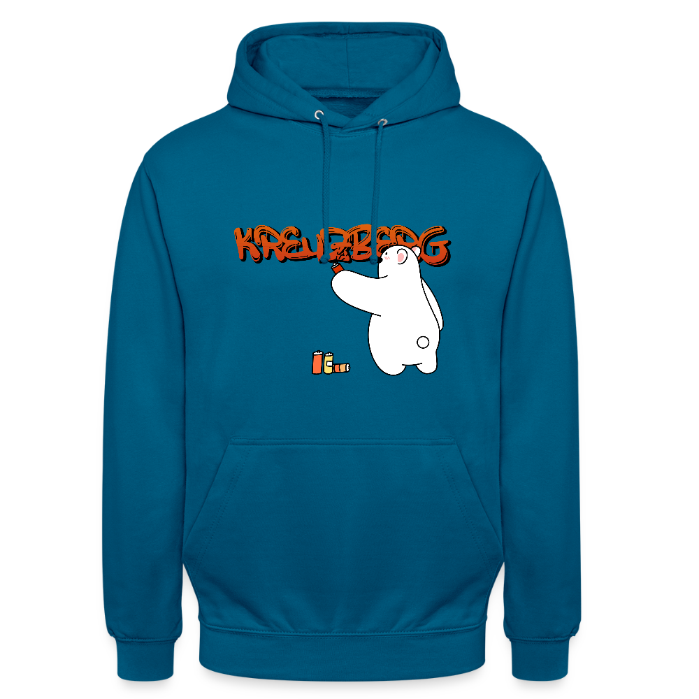 Kreuzberg Graffiti - Unisex Hoodie - Tiefseeblau 