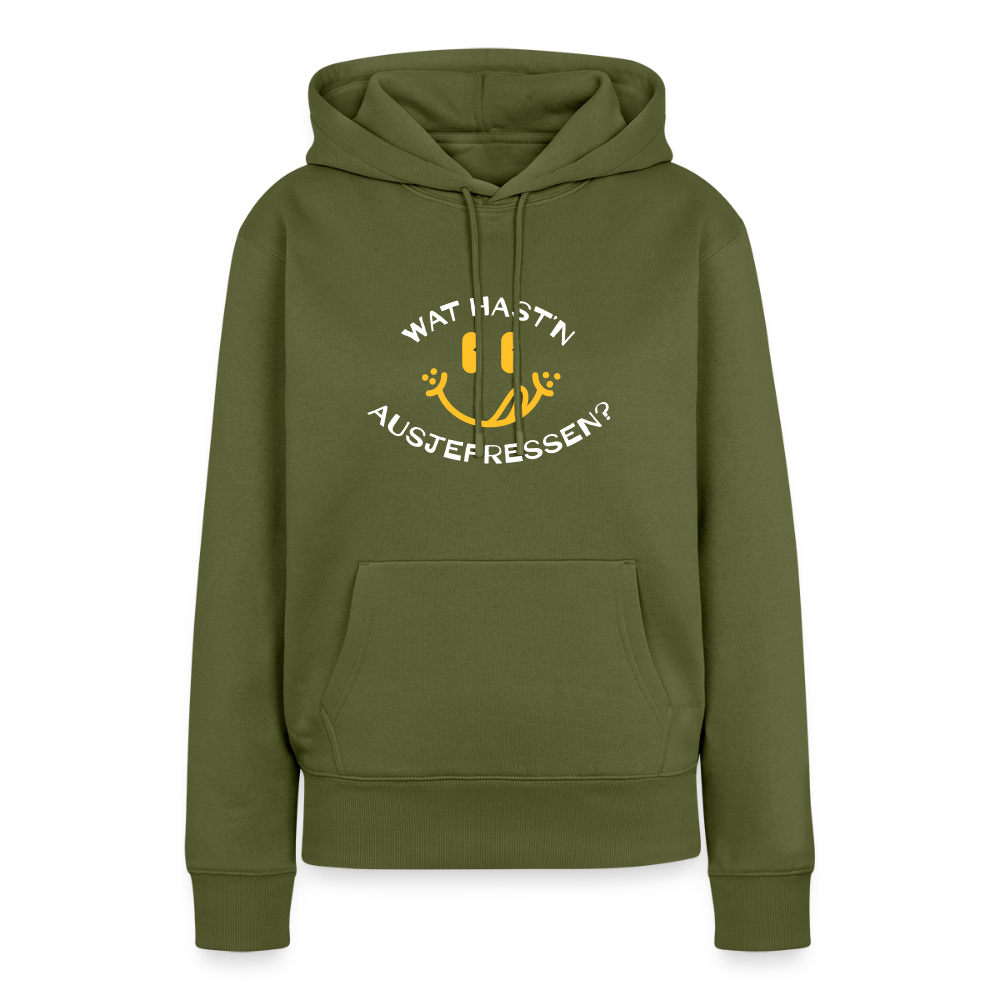 Wat Hast’n Ausjefressen - Frauen Premium Hoodie - Khaki