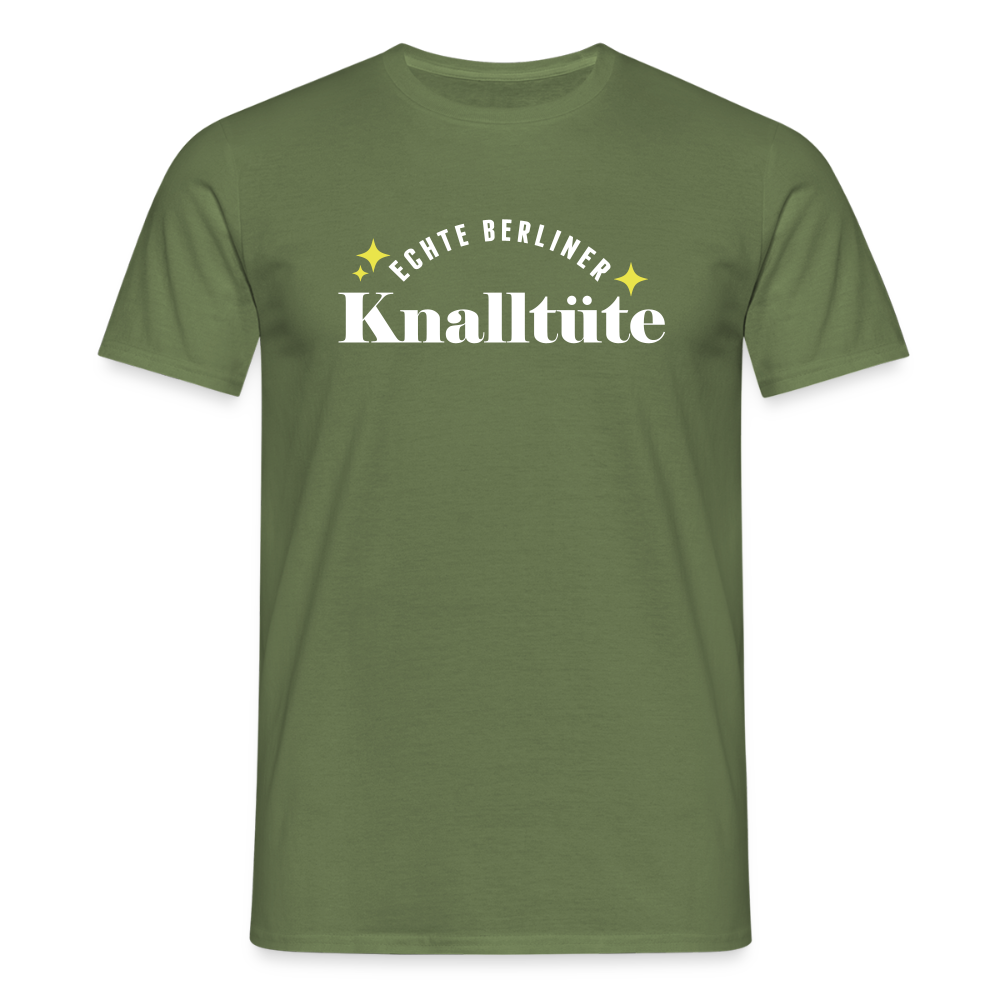 Echte Berliner Knalltüte - Männer Premium T-Shirt - Militärgrün