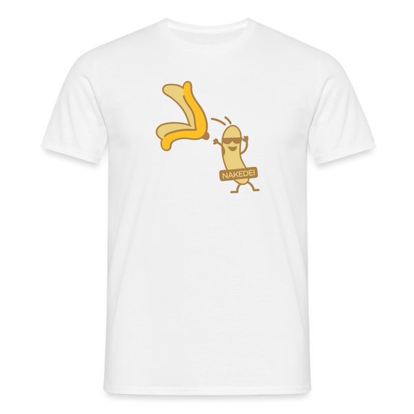 Nakedei - Männer Premium T-Shirt - Weiß