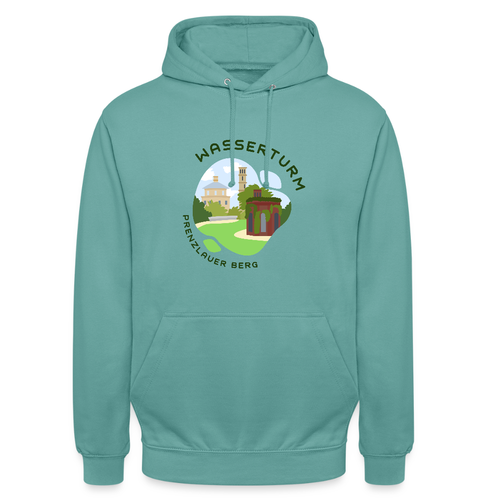 Wasserturm Prenzlauer Berg - Unisex Hoodie - Pastelltürkis