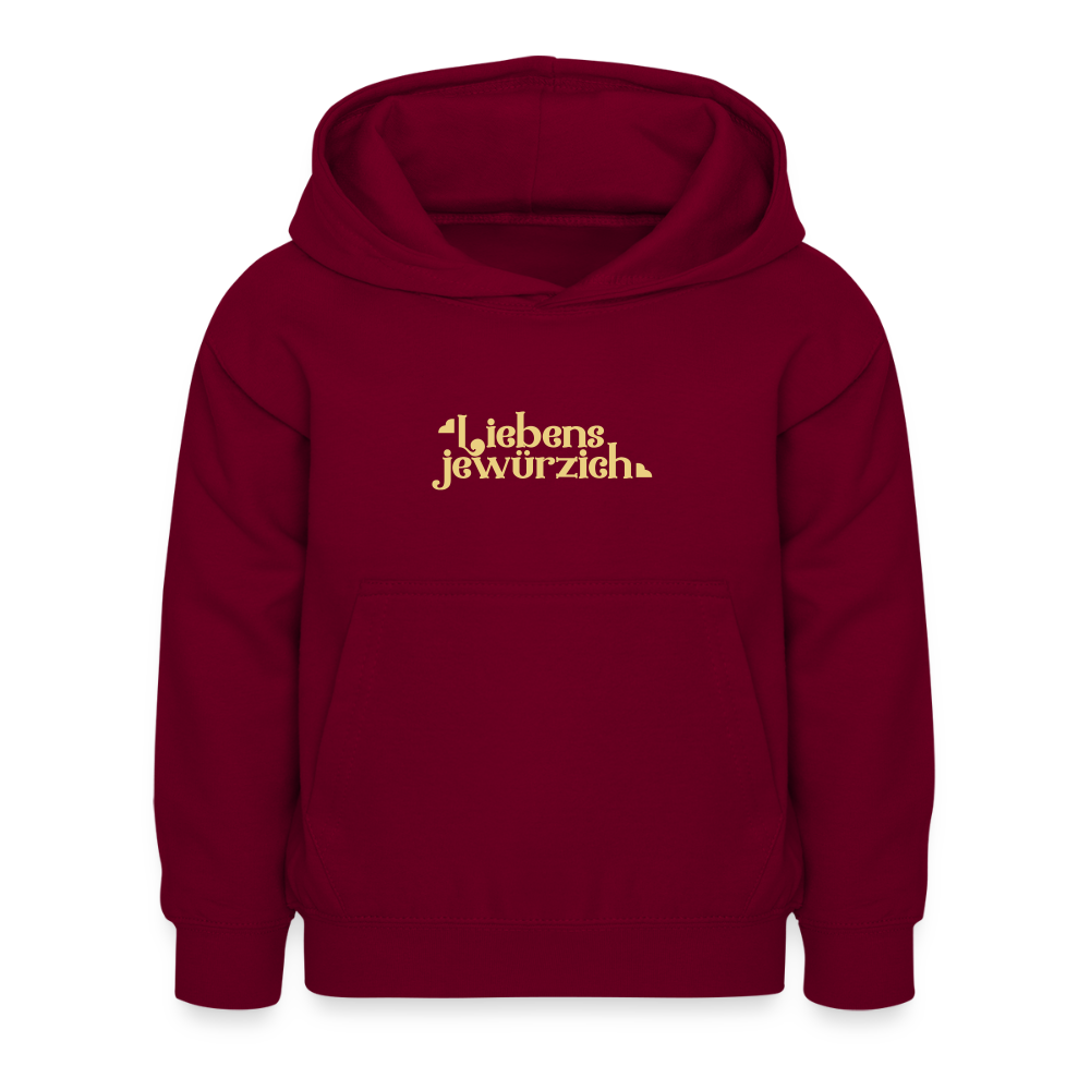 Liebensjewürzich - Kinder Hoodie - Bordeaux