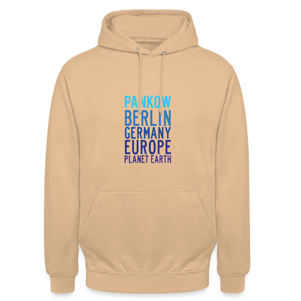 Pankow Planet Earth - Unisex Hoodie - Pfirsich