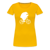 Wegbier Berlin - Frauen Premium T-Shirt - Sonnengelb