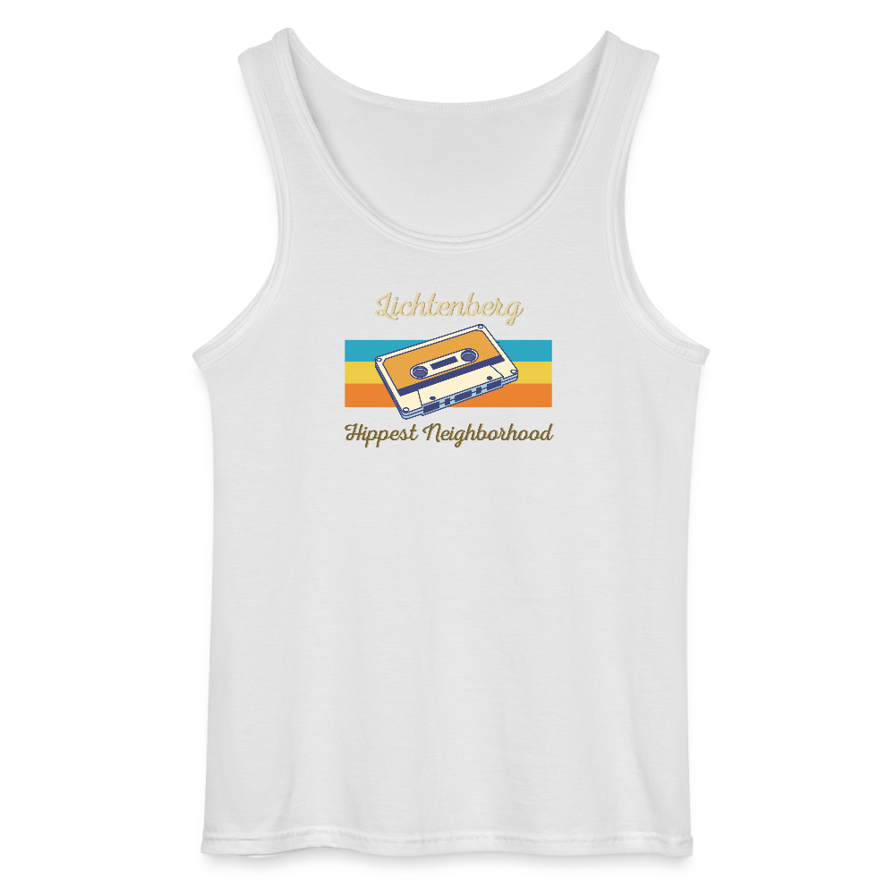 Lichtenberg Hippest Neighborhood - Männer Tank Top - Weiß