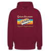 Gesundbrunnen Hippest Neighborhood - Unisex Hoodie - Bordeaux