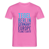 Tegel Planet Earth - Männer Premium T-Shirt - Pink