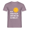 Ick knutsch dir Sonne! - Männer Premium T-Shirt - Lilagrau