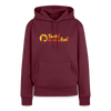 Tach! Ick steh uff Esel! - Frauen Premium Hoodie - Burgunderrot