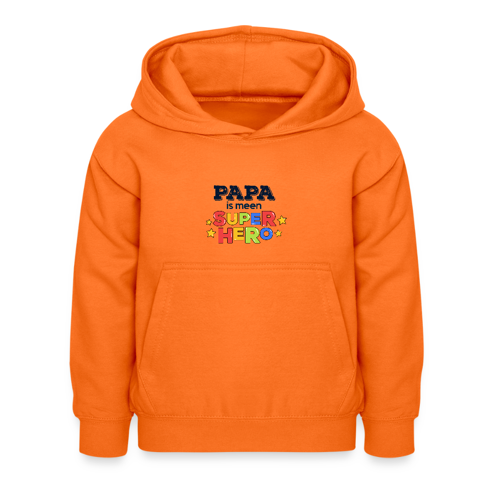 Super Hero - Kinder Hoodie - Orange
