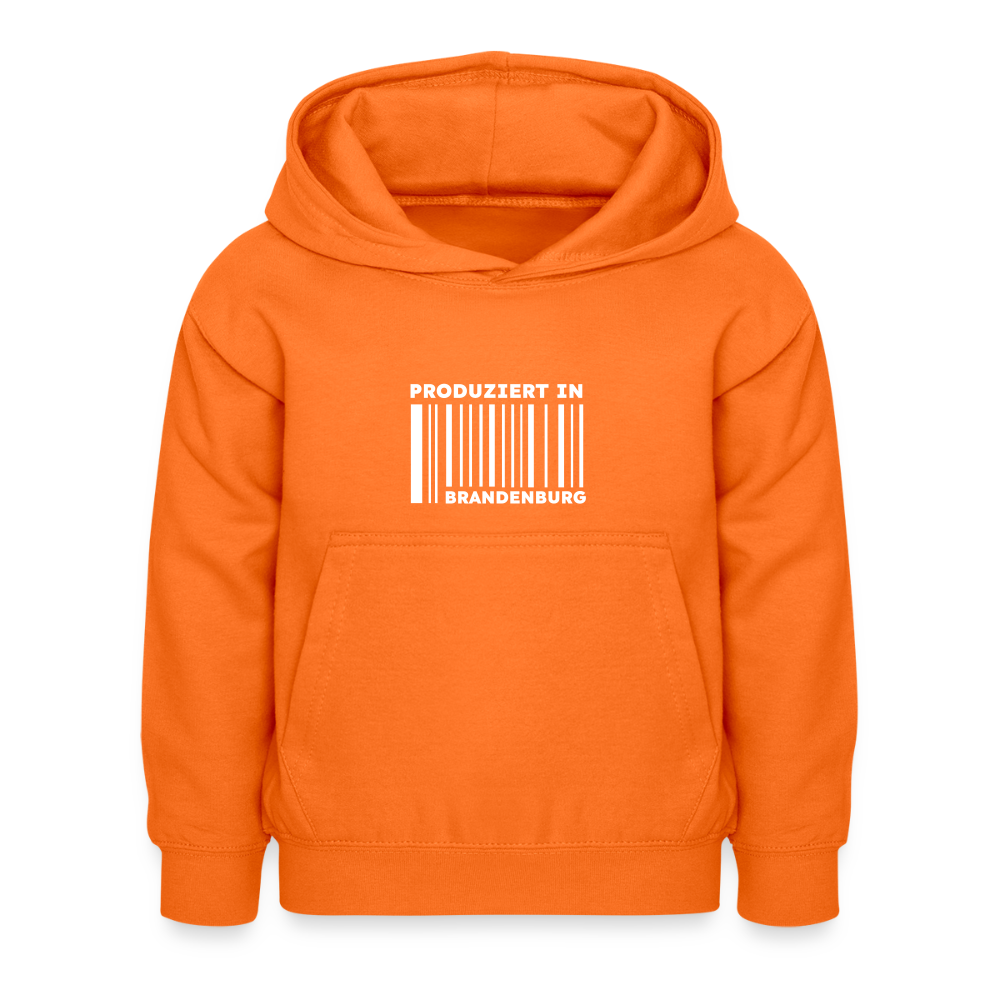 PRODUZIERT IN BRANDENBURG - Kinder Hoodie - Orange