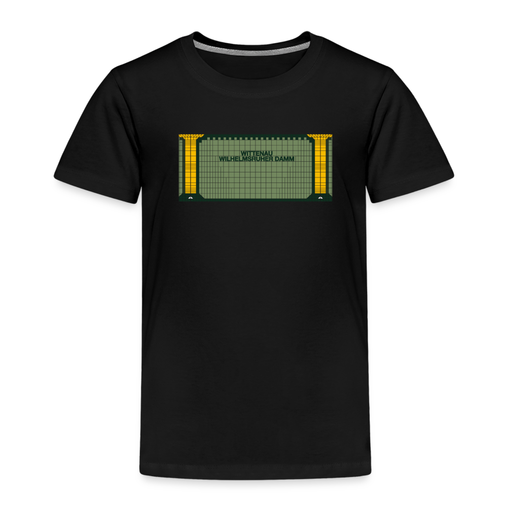 Wittenau Wilhelmsruher Damm - Kinder Premium T-Shirt - Schwarz