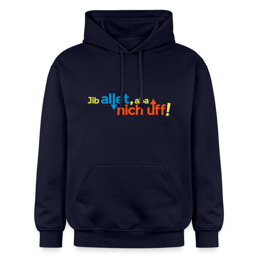 Jib allet, aba nich uff! - Hoodie - Navy
