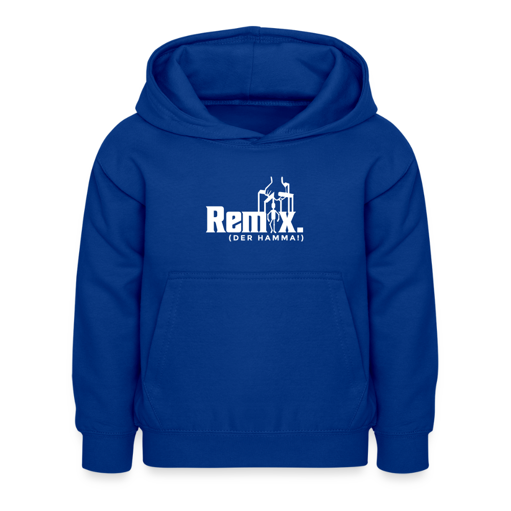 Remix. - Kinder Hoodie - Royalblau
