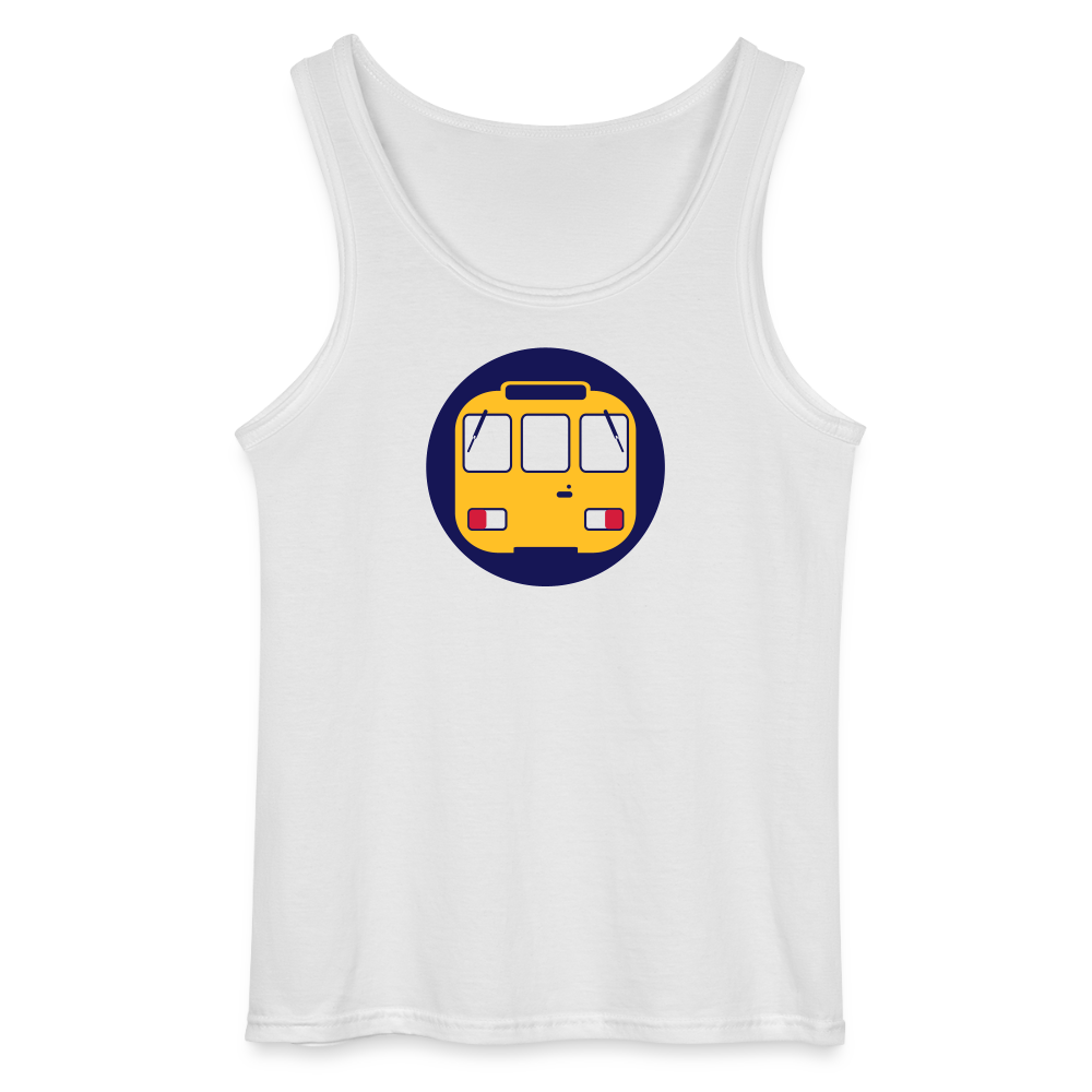 U-Bahntunnel - Männer Tank Top - Weiß