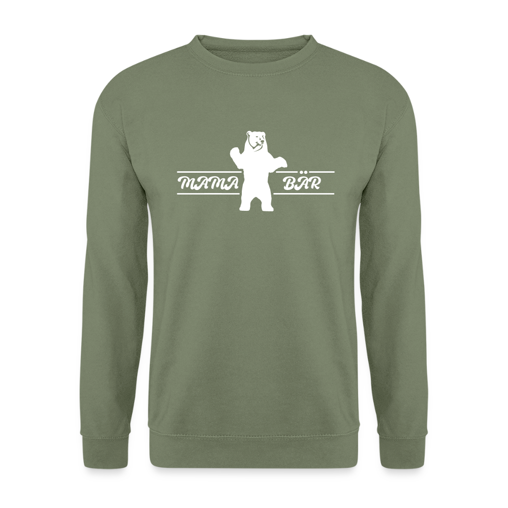 Mama Bär  - Unisex Pullover - Armeegrün