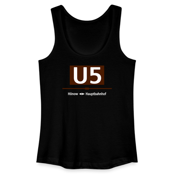 U5 - Frauen Bio Tank Top - Schwarz