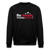 Nix checken, trotzdem meckern! - Unisex Bio Sweatshirt - Schwarz