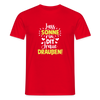 Lass Sonne rin, dit Jraue draußen! - Männer Premium T-Shirt - Rot