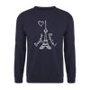 Eiffelturm in Berlin Bonjour - Unisex Pullover - Navy